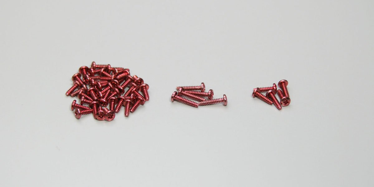 MMF01R Color Screw Set(Red) MMF01R  - KYOSHO RC